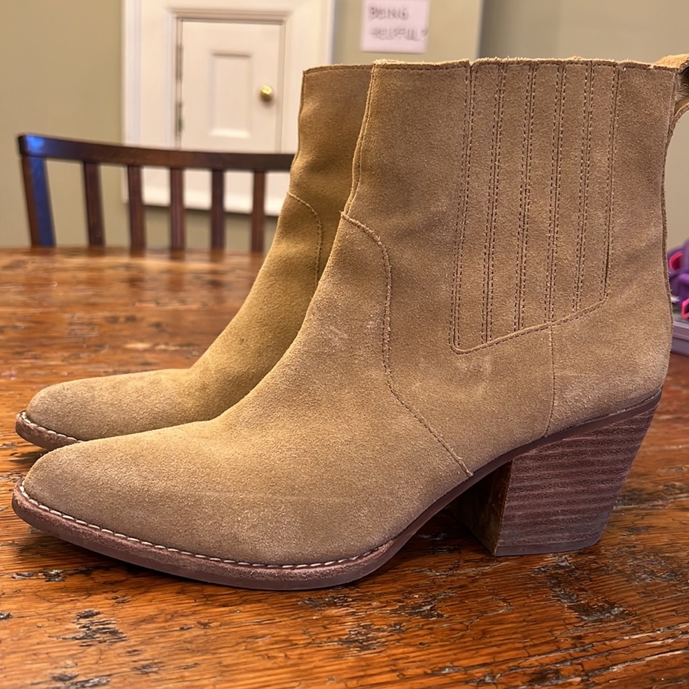 J Crew Western Suede Boots